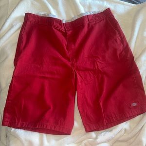 Red Dickies Shorts